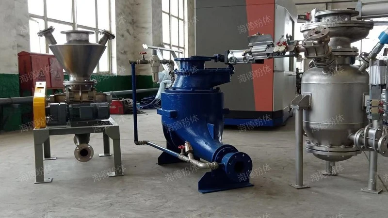 Ash trough pneumatic conveying pump