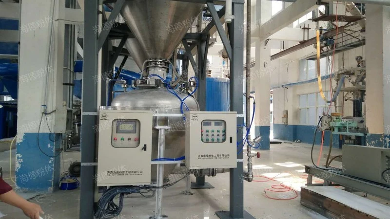 Down type silo conveying pump