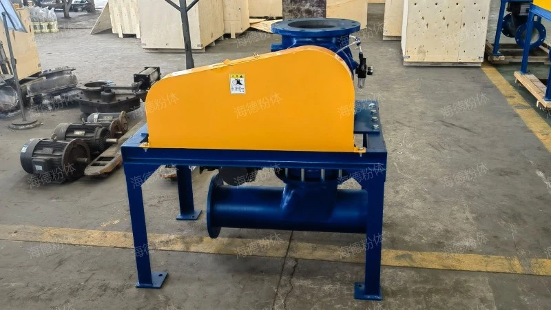 Anti backflow rotary feeder