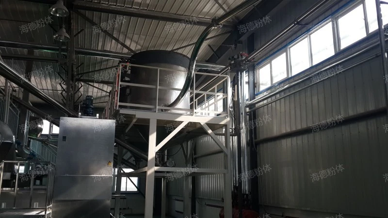 Square mouth rotary discharger