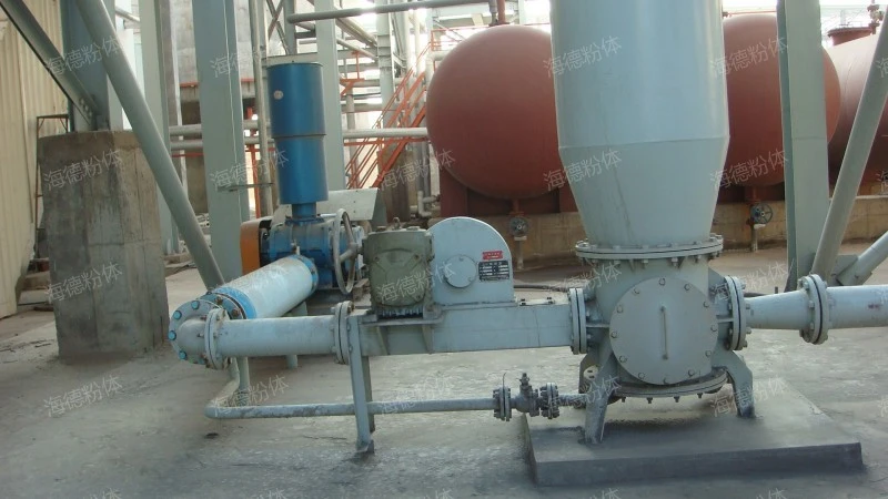 Ash conveying material sealing pump