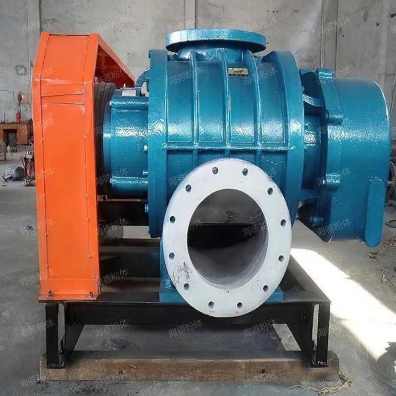 Roots blower for exhaust gas treatment