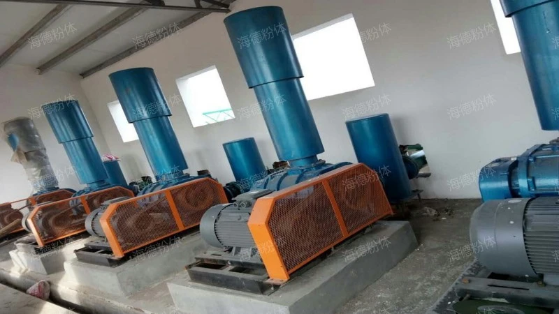 Roots blower for exhaust gas treatment