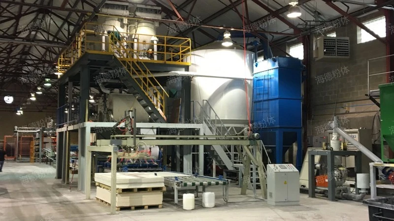 Calcium oxide dry powder pneumatic conveying system