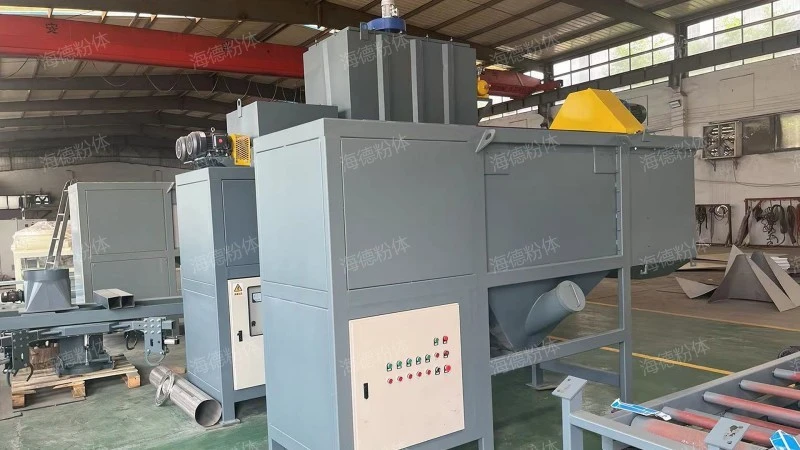 Gypsum granule conveying system