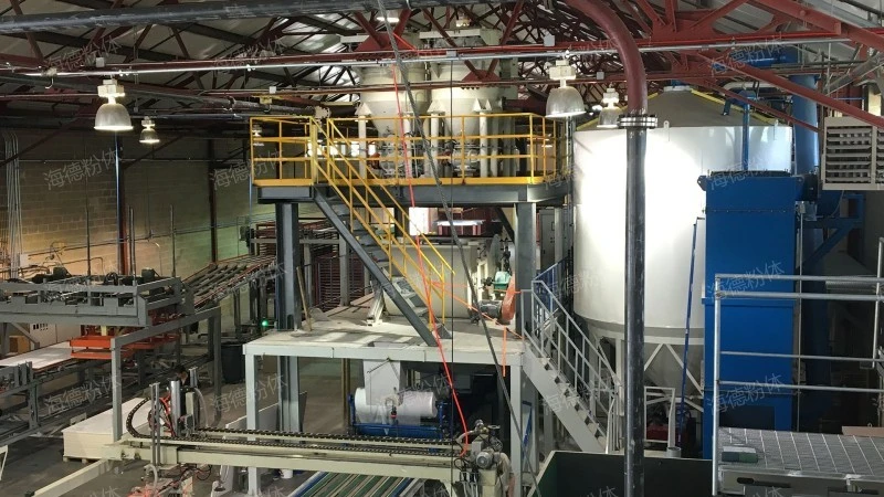 Magnesia sand conveying system