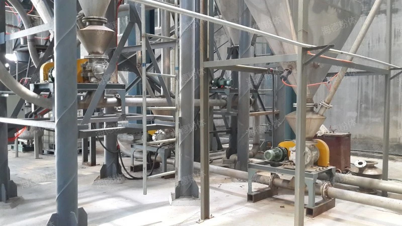 Gypsum granule conveying system