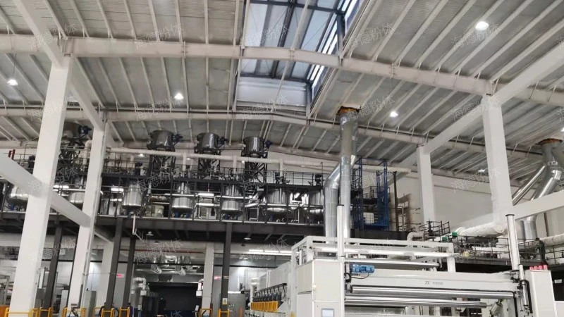 Latex powder pneumatic conveying system
